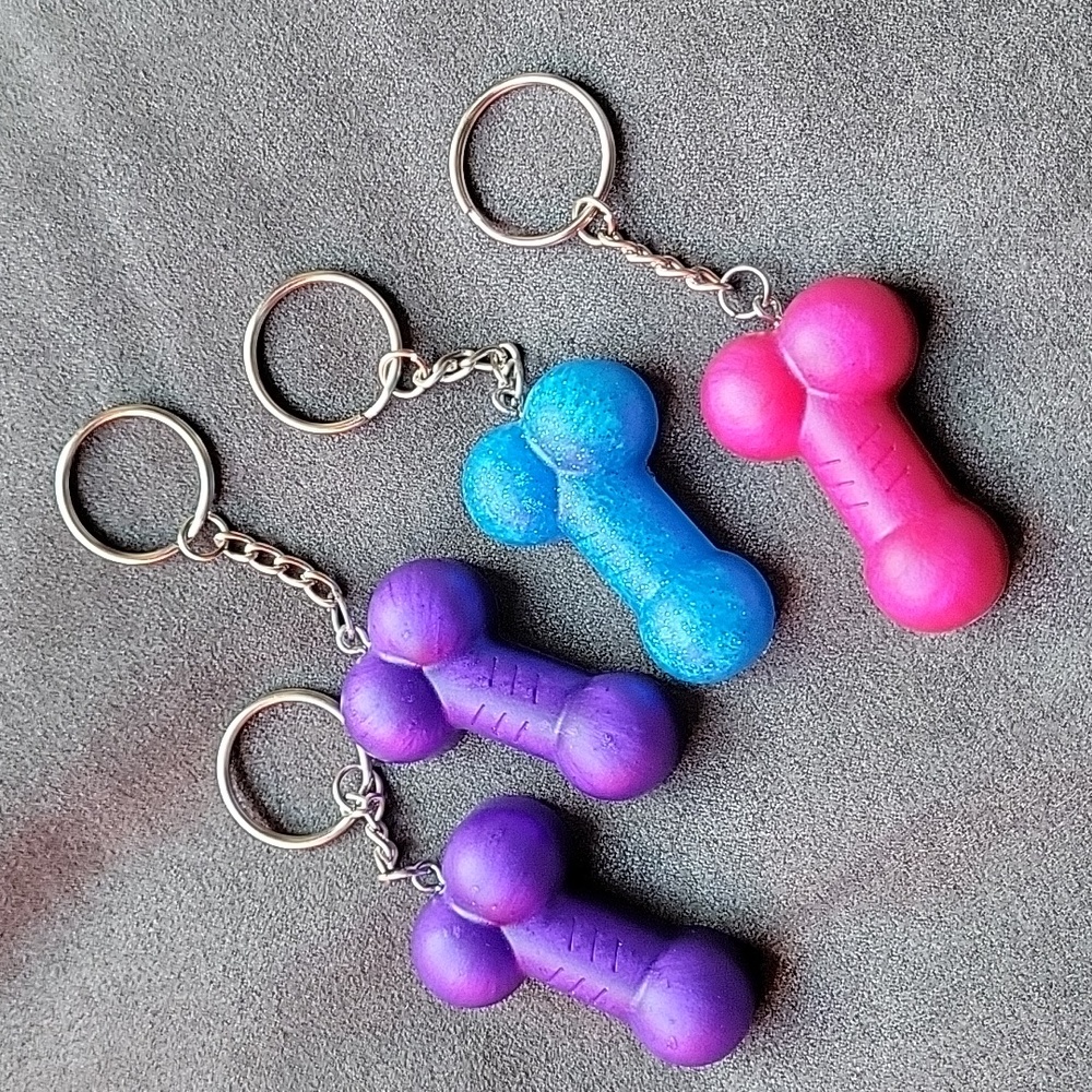 Penis keychains x4